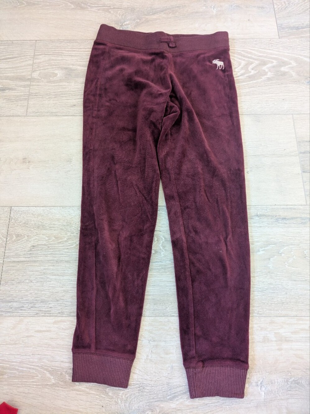 abercrombie kids Burgundy Ribbed Waist Sweatpants Size 9/10